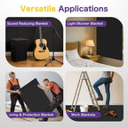 Extra Large Sound Dampening Blanket, Noise Cancelling Studio Acoustic - Image 7