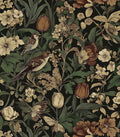 Erfoni 17.3" x 394" Bird Floral Peel and Stick Wallpaper Vintage Contact Paper by Erfoni