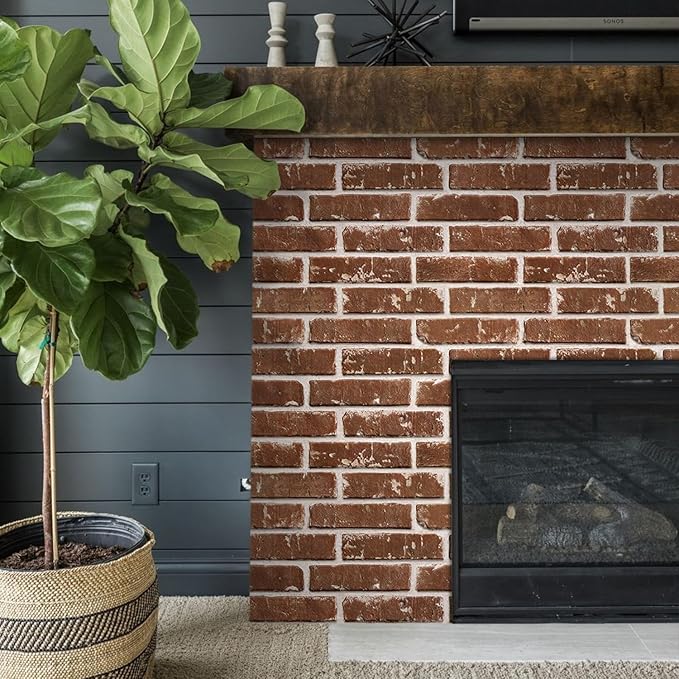 Commomy 3D Peel and Stick Brick, Ultralight Thin PVC Faux Brick Wall Panels - Image 9