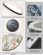 Decorative Wall Clocks Batterys Operated, Retro Wall Clock - Image 3