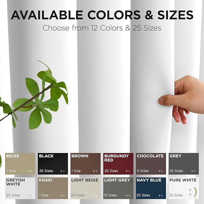 Joydeco Blackout Patio Sliding Door Curtains 96 Inches Long, Grommet Privacy - Image 7