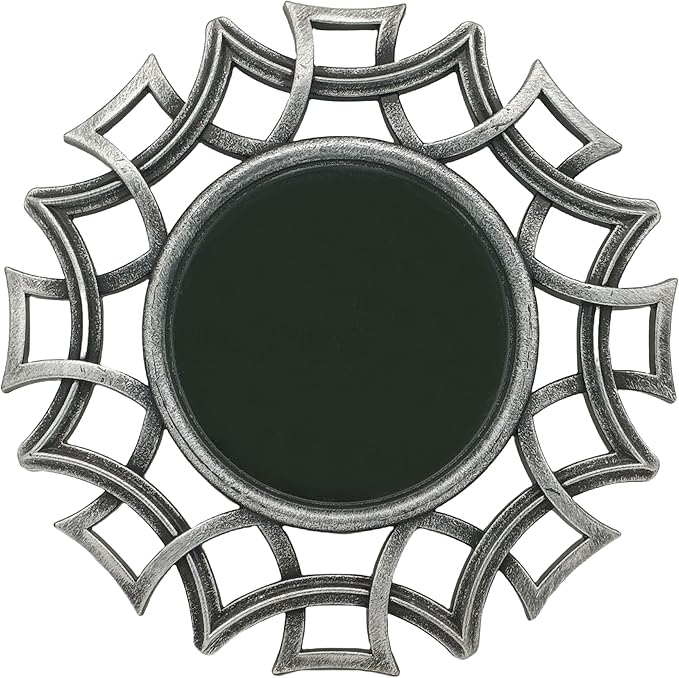 Retro Silver Mirrors for Wall Pack of 3. Round Mirrors. Decorative - Image 5
