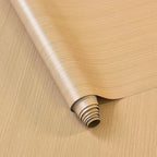 Light Brown Wood Contact Paper Thick Oak Wood Wallpaper Peel and Stick 16"x354" by BOMENG