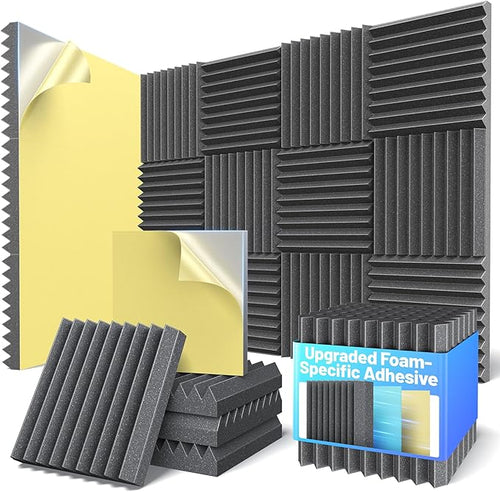 12 Pack Sound Proof Foam Panels by Unknown
