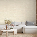 Beige Grasscloth Peel and Stick Wallpaper 17.3"x160" Faux Linen Textured - Image 6