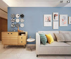 Safiyya 393"x17.7" Blue Wallpaper Grey Blue Peel and Stick Wallpaper Contact - Image 5