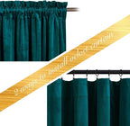 NICETOWN Teal Curtains for Living Room, Rod Pocket Privacy Enhancing Light - Image 4