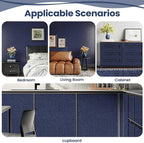 Dark Blue Peel and Stick Wallpaper - Image 6