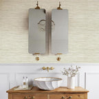 JiffDiff Grasscloth Wallpaper Peel and Stick Cream Grassweave Peel & Stick - Image 7