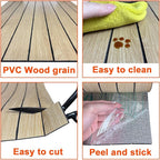 YU LI 3DH Peel and Stick PVC Slat Wall Panel 118"x15.75" Self-Adhesive Thick - Image 6