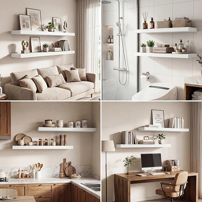 Dreamland 40 Inches Floating Shelves - Image 7