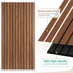Wood Veneer Acoustic Panels, 4 Pack 47.2”x23.6” Sound Panels, Decorative Large - Image 3