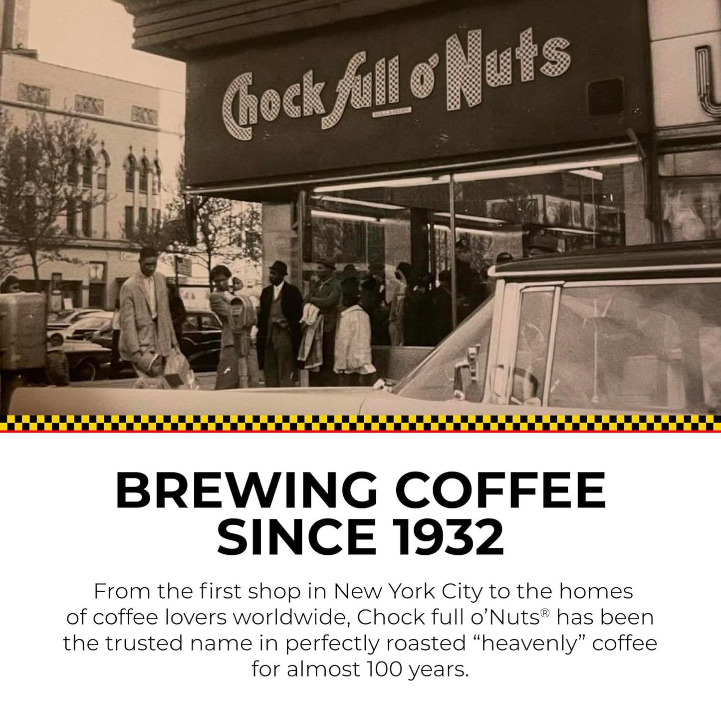 Chock full o’Nuts Soho Morning Keurig K-Cup Pods for Keurig Brewers – Premium Arabica, Mild Roast – Single Serve – 1 Pack of 12 K-Cup Pods