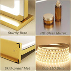 ROLOVE 23"x18" Gold Vanity Mirror - Image 8