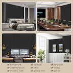 16-Pack 3D Slat Wall Panels — Soundproof Faux Wood Panels - Image 6