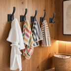 TOFIIGREM Black Towel Hooks Coat Hooks - Image 3