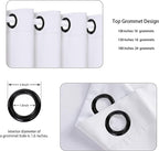 BONZER Extra Wide Room Divider Curtain, Light Reducing Screen Wall Blackout - Image 3