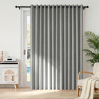RYB HOME Accordion Style Room Divider Curtain-100% Blackout Folding Accordion - Image 2