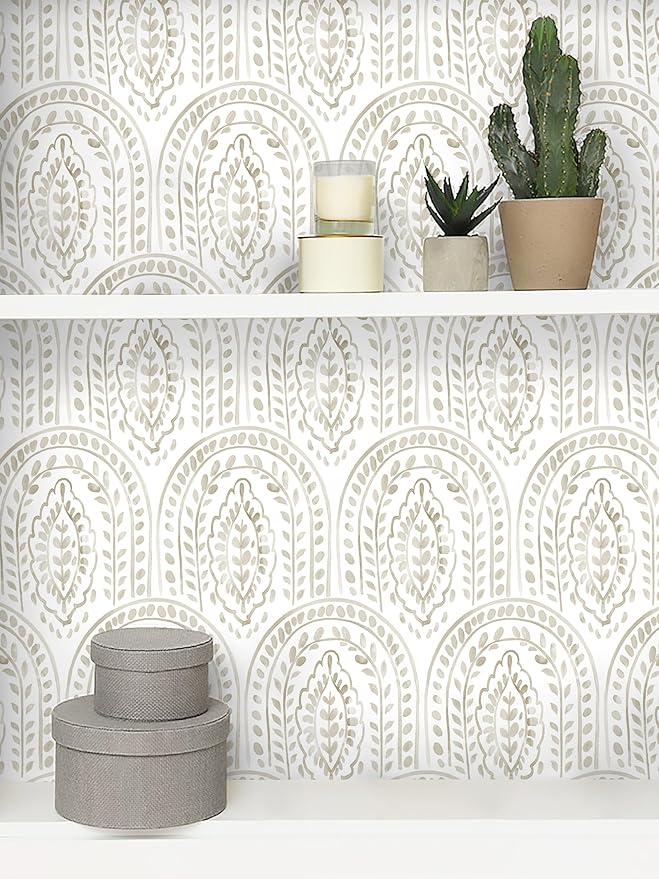 EeeComing Peel and Stick Wallpaper Boho Modern Wall Paper Peel and Stick - Image 5