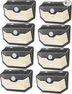 HMCITY 120 LED Outdoor Solar Lights- by LightingUpYourLife