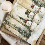 Vodefoad Vintage Dark Green Christmas Prints Set Farmhouse Christmas Gallery - Image 4