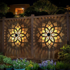 2 Pack Solar Fence Lights Metal Solar Powered Outdoor Wall Deck Step Lights - Image 4