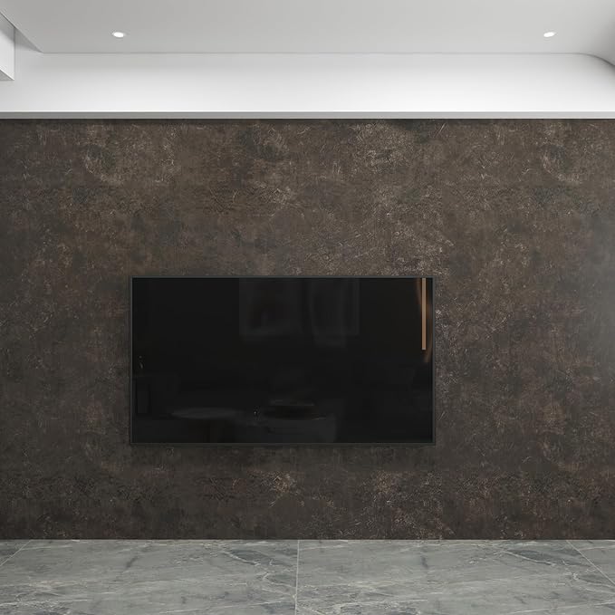 3yecao 16"×1181" Big Roll Large Size Thick Dark Brown Tan Grey Concrete - Image 8