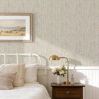 JiffDiff Woven Wallpaper Peel and Stick 17.3" x 1200" Colorful Paint Grasscloth - Image 6