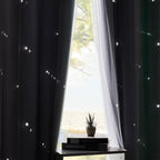 XiDi Curtains for Bedroom Decor, Rainbow Green LightgreyGrey34/45/1 - Image 5