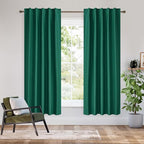 RYB HOME Bedroom Blackout Curtains 72 inches Long, 100% Blackout Thermal by RYBHOME