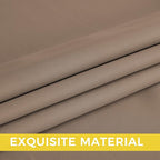 NICETOWN Room Darkening Draperies Curtains Panels, 2 Panels Cappuccino W52 x - Image 6
