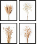 HAUS AND HUES Brown Plant Set of 4-16x20 by HausandHuesArtPrints
