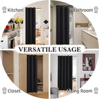 RYB HOME Extra Long 100% Blackout Room Divider Curtains - Image 5