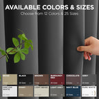 Joydeco Blackout Door Curtain for Doorway Privacy 78 Inches Long, Grommet - Image 7