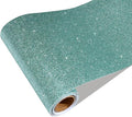 CRE8TIVE 8"x354" Light Teal Glitter Wallpaper Border Peel and Stick Wall Border by CRE8TIVE
