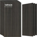 TO-TH Wood-Look Acoustic Wall Panels, 10 Pack 47.2” x 23.6” Acoustic Panels by TO-TH