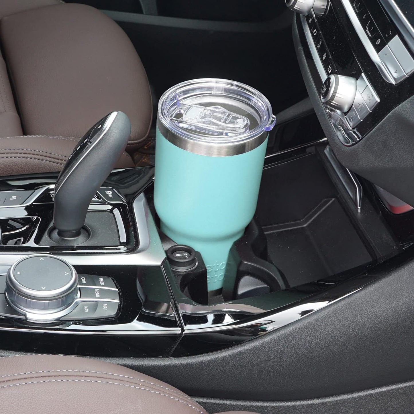 WETOWETO 30oz Tumbler, Stainless Steel Vacuum Insulated Water Coffee Tumbler Cup, Double Wall Powder Coated Spill-Proof Travel Mug Thermal Cup for Home Outdoor (Light Green, 1 Pack)