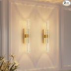 camuucci Battery Operated Wall Sconces Set of 2 Rechargeable Battery Powered by CAMUUCCIWALLSCONCES