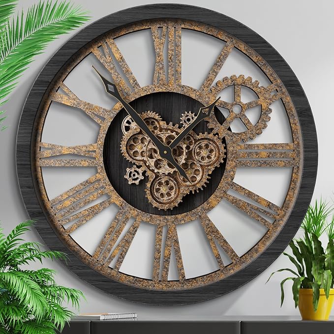 HOIBAI Large Wall Clock, Wall Clocks - Image 5
