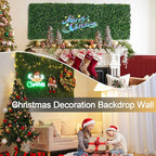 Luyue 6PCS 20”×20” Boxwood Panels, Artificial Grass Wall Panels Fake Greenery - Image 2