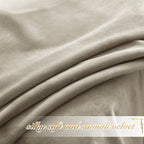 NICETOWN Camel Velvet Curtains 72 Inch Long 52 Wide, Room Darkening Sound - Image 5