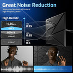 22 Pack Acoustic Panels with Self-Adhesive, Sound Panels High Density, - Image 5