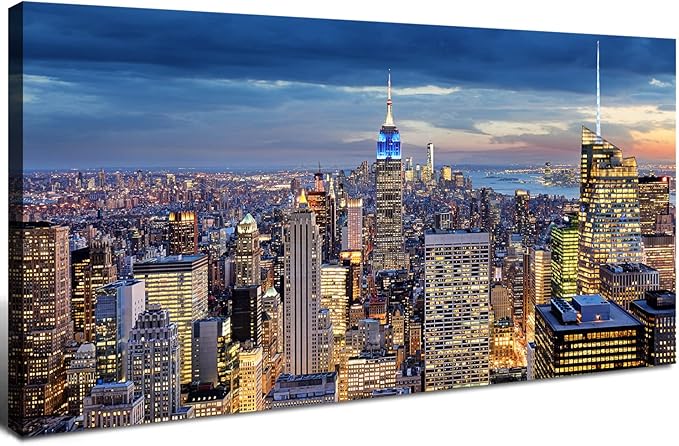 New York City Wall Art NYC Skyline Pictures Wall Decor by HOME