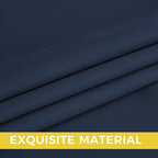 NICETOWN Room Darkening Draperies Curtains Panels, 2 Panels Navy Blue W52 x L90 - Image 5