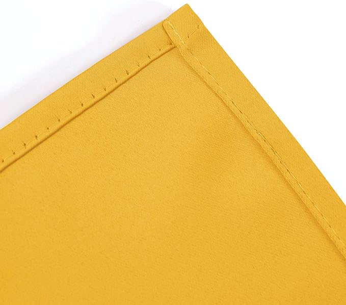 LEMOMO Yellow Thermal Blackout Curtains/52 x 84 Inch/Set of 2 Panels Room - Image 8