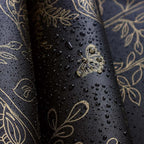Froluya Black and Gold Wallpaper Peel and Stick Wallpaper 17.7"x196.8" Vintage - Image 4