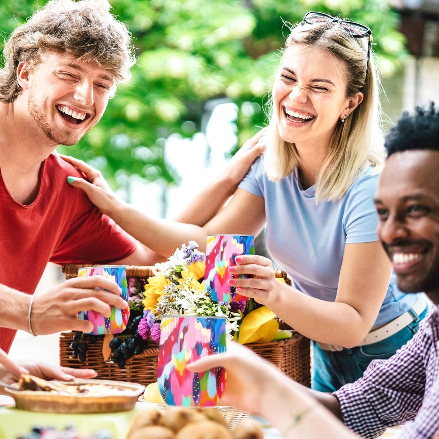 RainCaper 18/8 Stainless Steel Insulated Water Tumbler with Straw | 30oz, BPA-Free, Double Wall for Hot & Cold | Travel-Friendly, Cup Holder Ready (EttaVee Brush 100)