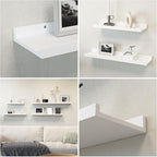 Boswillon 47.2 Inches Long Floating Shelves, 2 Set Modern Wall Shelf - Image 4