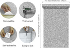 CHIHUT Sparkle Silver Glitter Wallpaper Peel and Stick Silver Glitter Contact - Image 8