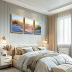 Natural Wood Framed Wall Art - Image 3